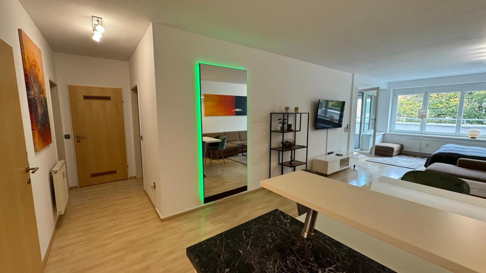 City Apartement Linz Fuer 5 Gaeste Mit Self-Checkin Und Kueche Exterior foto